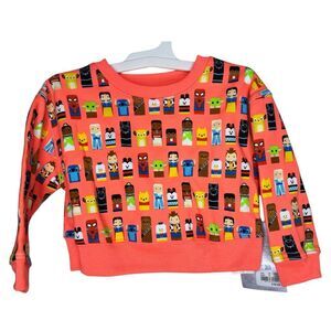 NEW Disney Store 100th Anniversary Toddler Sweatshirt Allover Character Print 3T